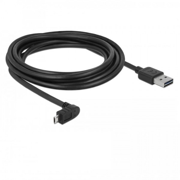 USB Ladekabel Datenkabel 3m 90° f. Garmin fleet 590