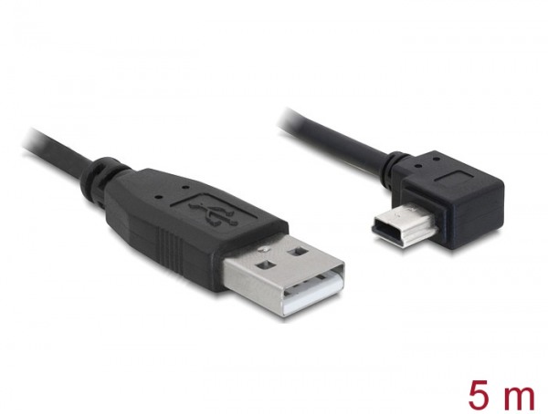 USB Ladekabel Datenkabel abgewinkelt 5m f. Navigon 7110