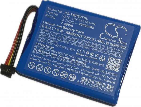 4F173, 1CP515161HR U6Z / PA-TMU6Z Akku f. TomTom Telematics Bridge PRO 8275