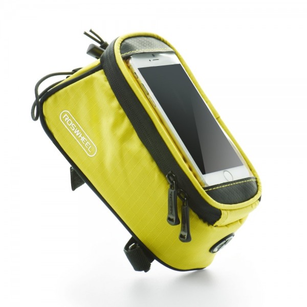 Fahrradtasche Case gelb f. Samsung Galaxy Young GT-S6310N